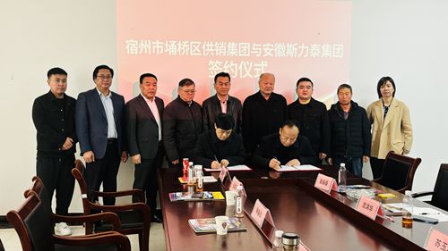 宿州埇桥区供销集团与安徽斯力泰集团签署大健康饮品战略合作协议彩神vll(图6)